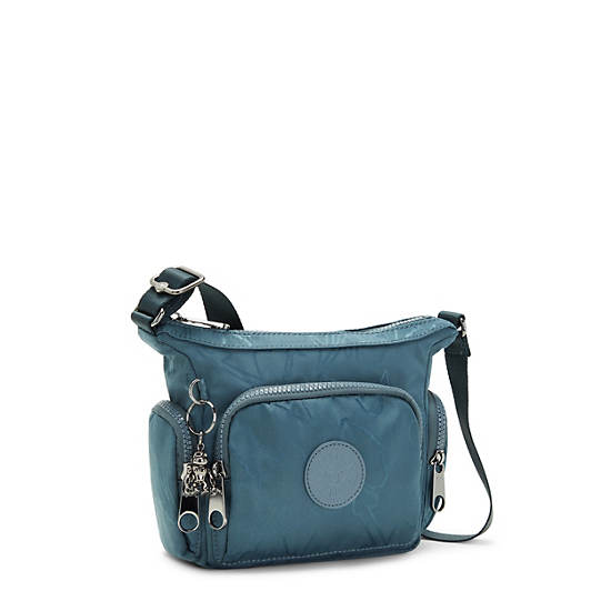 Kipling Gabbie Mini Printed Çapraz Askılı Çanta Lacivert Gri | TR 2090FD